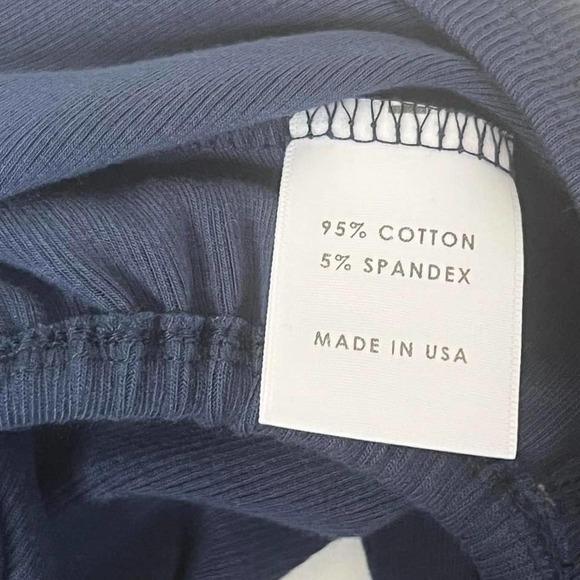 Lovers and Friends Top Long Sleeve Open Tie Back Blue Size M - Picture 7 of 9